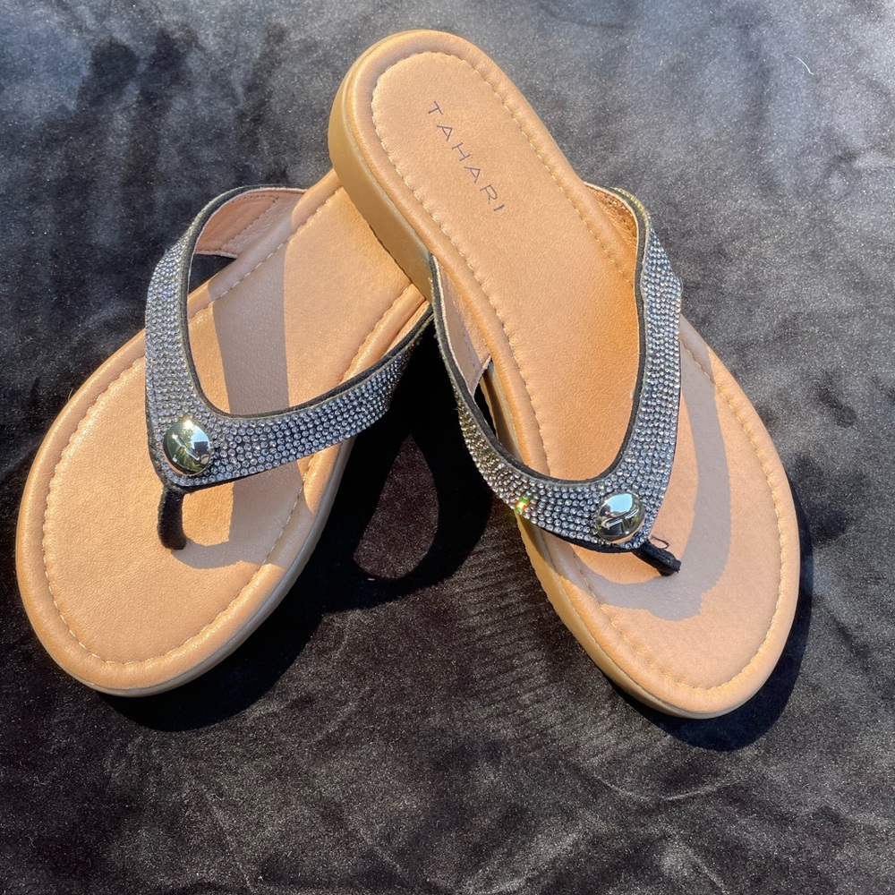 Tahari Rhinestone sandals